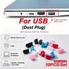 10 Stück Effizienter Schutz USB Staubdichter Stecker Silikon USB-Schnittstellen-Schutz PC-Zubehör
