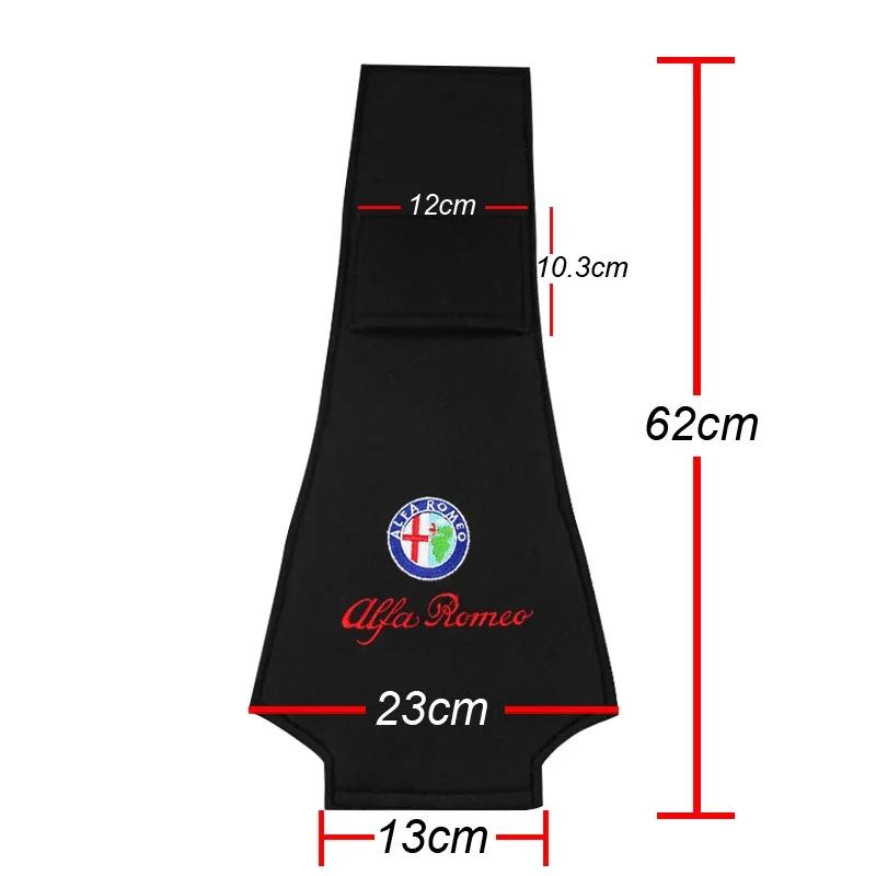 Anti-dust Car Headrest Cover Neck Pillow Case for Alfa Romeo Giulia GT 147 155 156 159 Mito Giulietta Stelvio Brera 166 Interior def789