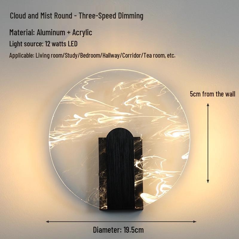 Acrylic Wall Lamp: Modern Creative Design for Bedroom, Hallway, Staircase, and Decorative Use