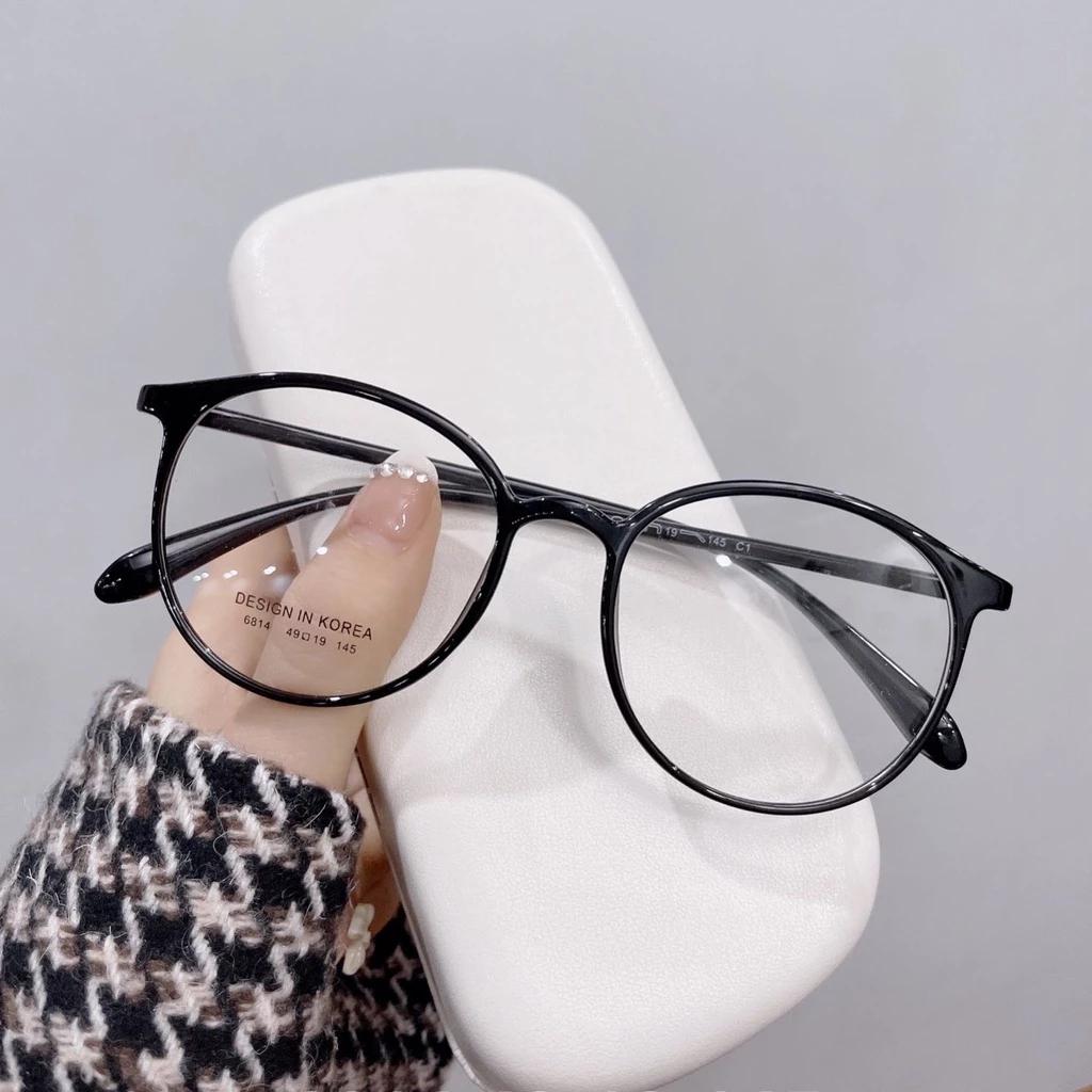 Anti-blue Light Glasses Fashion Round Eyewear Women Men Daily Commute Eyeglasses Blue Light Blocking Man Lady Computer Eyeglas