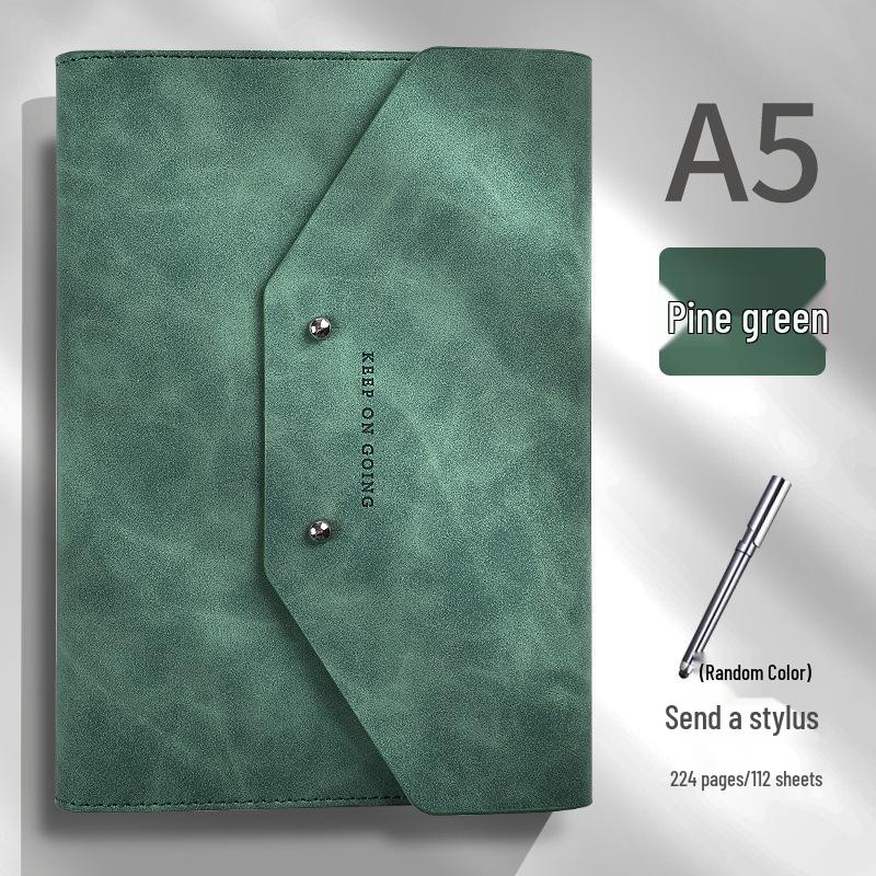 

2025 Double Cover Soft Leather Business Notepad, Customizable Logo, Perfect for Graduation Gifts and Planners A5