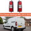Tail Light For Citroen Berlingo Mk2 Van 2012 2013 2014 2015 2016 2017 2018 Rear Taillight Warning Light Reversing Light