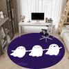 1pc Ghost Party Office Round Area Rug, Under Office Chairs Bedroom Living Room Home Decor, Room Deco
