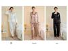 Plus Size Women's Silk Pajama Set - Long Sleeve & Pants for Spring/Summer