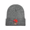 Yakuza Pug Katana Pletené čepice pro ženy Unisex Skullies Beanies Zimní čepice Polyester Pes Teplá čepice