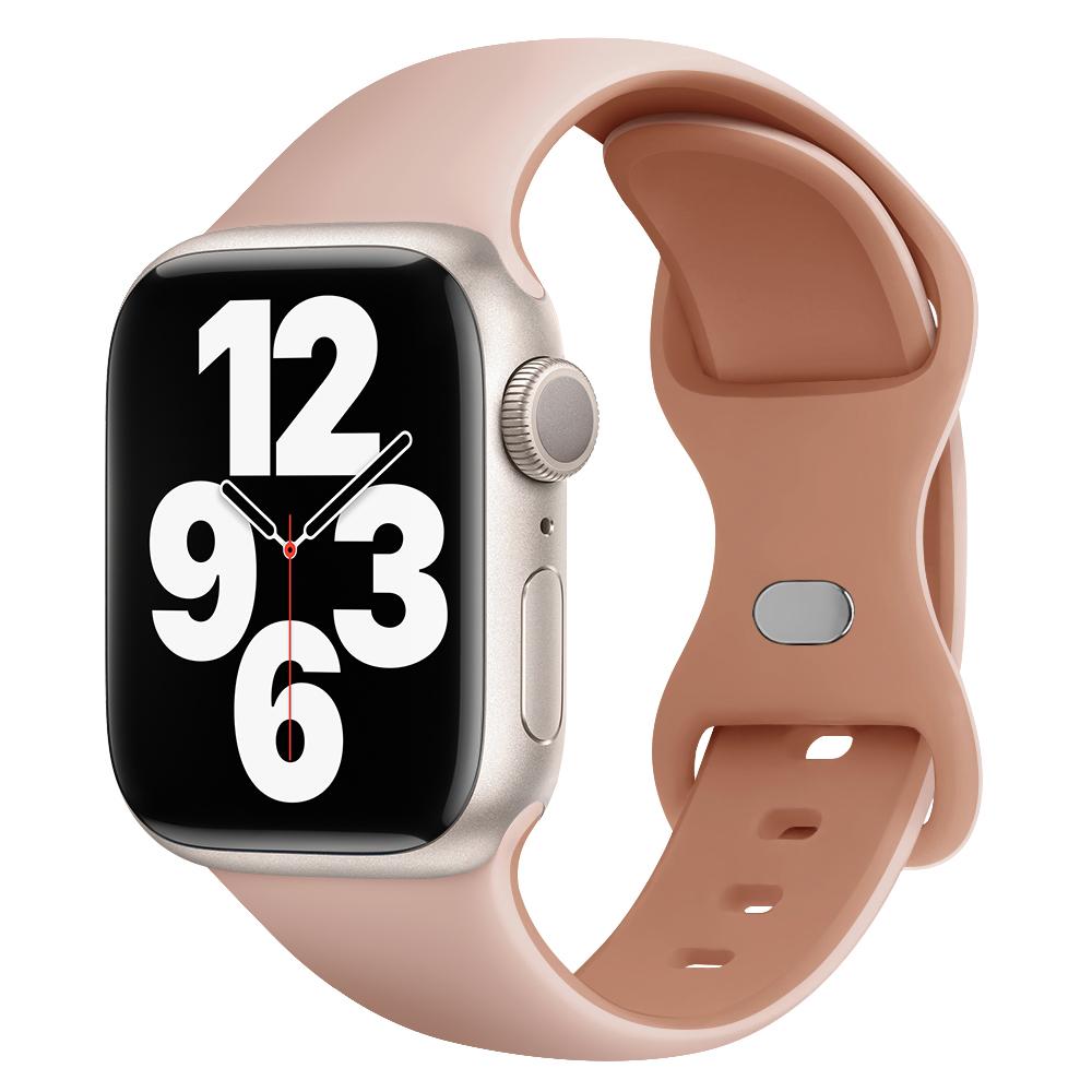 Silicone Strap For Apple Watch Band 44mm 45mm 41mm 40mm 49mm 42mm 38mm 46MM Sport Bracelet iWatch Series Ultra 2 SE 10 9 8 7 6 5