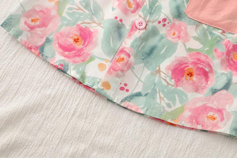 Boys' Floral Summer Shirt Set - 2026 Trendy Short Sleeve