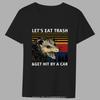Funny Fashionunisex Black T-shirt Novelty Animal Print Tops Male Series Casual O-Neck Tops Comfortable Commuterunisex Clothing