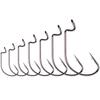 50pcs High Carbon Steel Crank Offset Fishing Hooks for soft Worm Baits Barbed Sharp Hook Big Wide Gap Crank Hook 7 Size Fishhook 260319