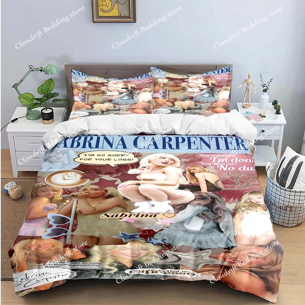 Hot Pop Female Singer S-Sabrina Bedding Sets Bed Supplies Set Duvet Cover Bed Comforter Set Bedding Set Luxury Gift