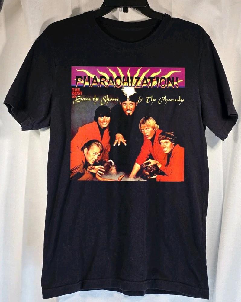 Pharaohization wbr/ -Best of Sam the Sham & Pharaohs Black 100% Cotton Shirt Unisex T-Shirt XL