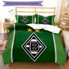 3pcs Borussia Mönchengladbach LOGO pattern bedding set duvet cover set includes duvet cover &pillowcases, perfect all season bedroom decoration & gift
