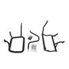 Stainless Steel & Carbon Steel Right Exhaust Bracket for Chunfeng MT800X Motorcycle Side Rack