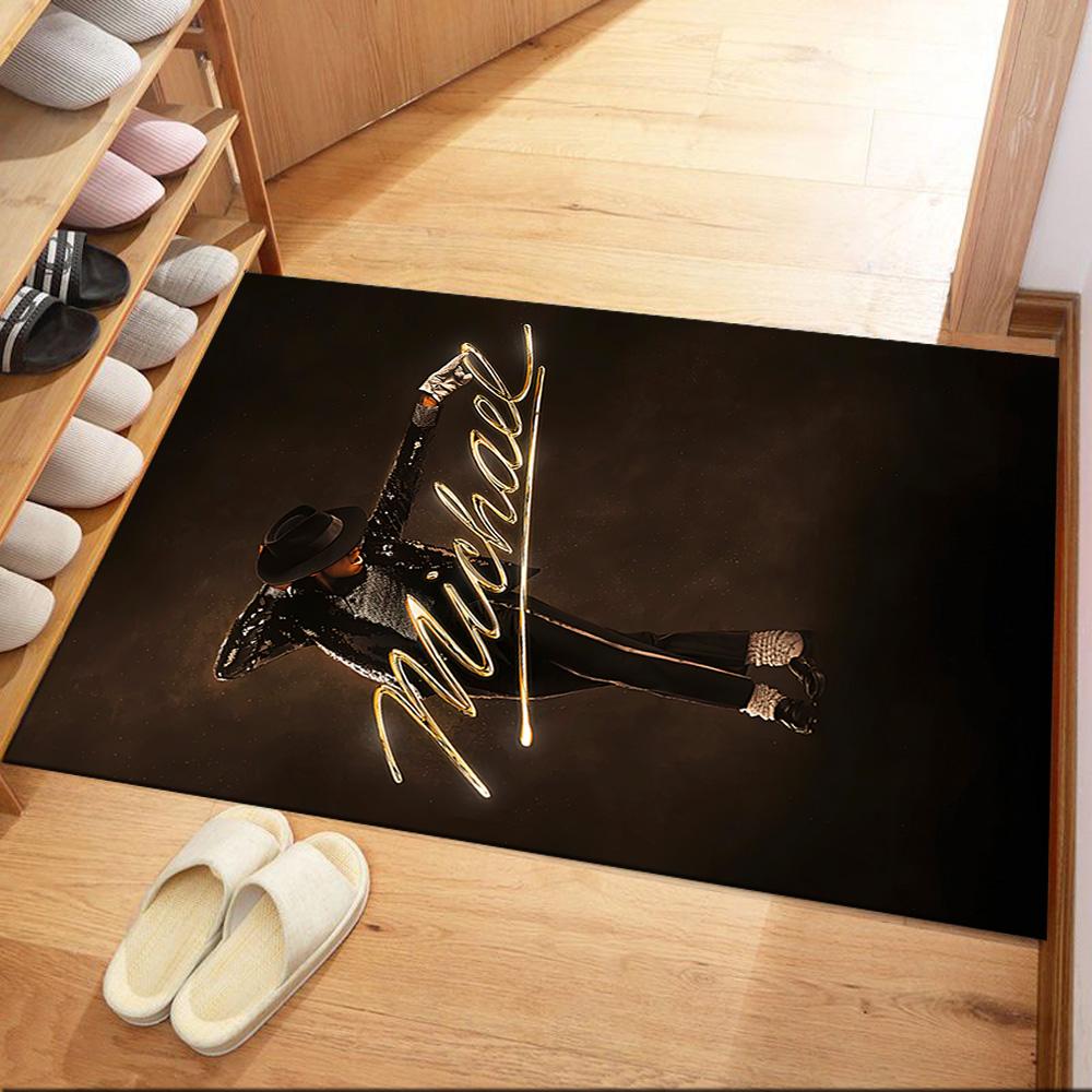 Michael Jackson 102 Floor Mat Suitable for Study room Dormitory Living Rooms Game Room Antislip Carpet Decorate Offices Perfect Gift for Women/Men