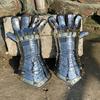 Knight Gauntlet Armor Gothic Gloves Set Halloween Cosplay Accessories Role Play Costume