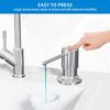 OLOEY Stainless Steel Sink Press Soap Dispenser