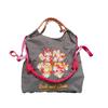 Japanese Four-Leaf Clover Embroidered Ball Chain Shoulder Bag - Trendy, Large-Capacity, Niche Commuter Style