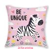 1/4pcs Cute Cartoon Animal Throw Pillow Covers Kids Room Decorative Cushion Cases with Inspirational Slogans Cushion cover