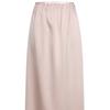 [SHop  ] Women S waiStband H Line Back Slit Satin Long Skirt Fwb wSk 21218 Ivory
