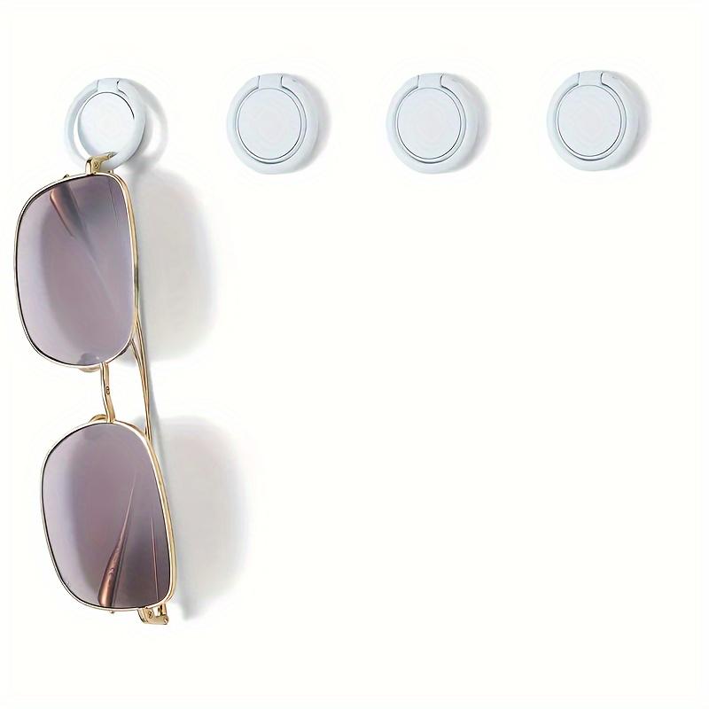

1pcs Wall Mounted Glasses Holder Hanging Eyeglass Display Organizer for Glasses білий