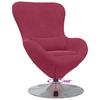 Egg Chair Burgundy Velvet