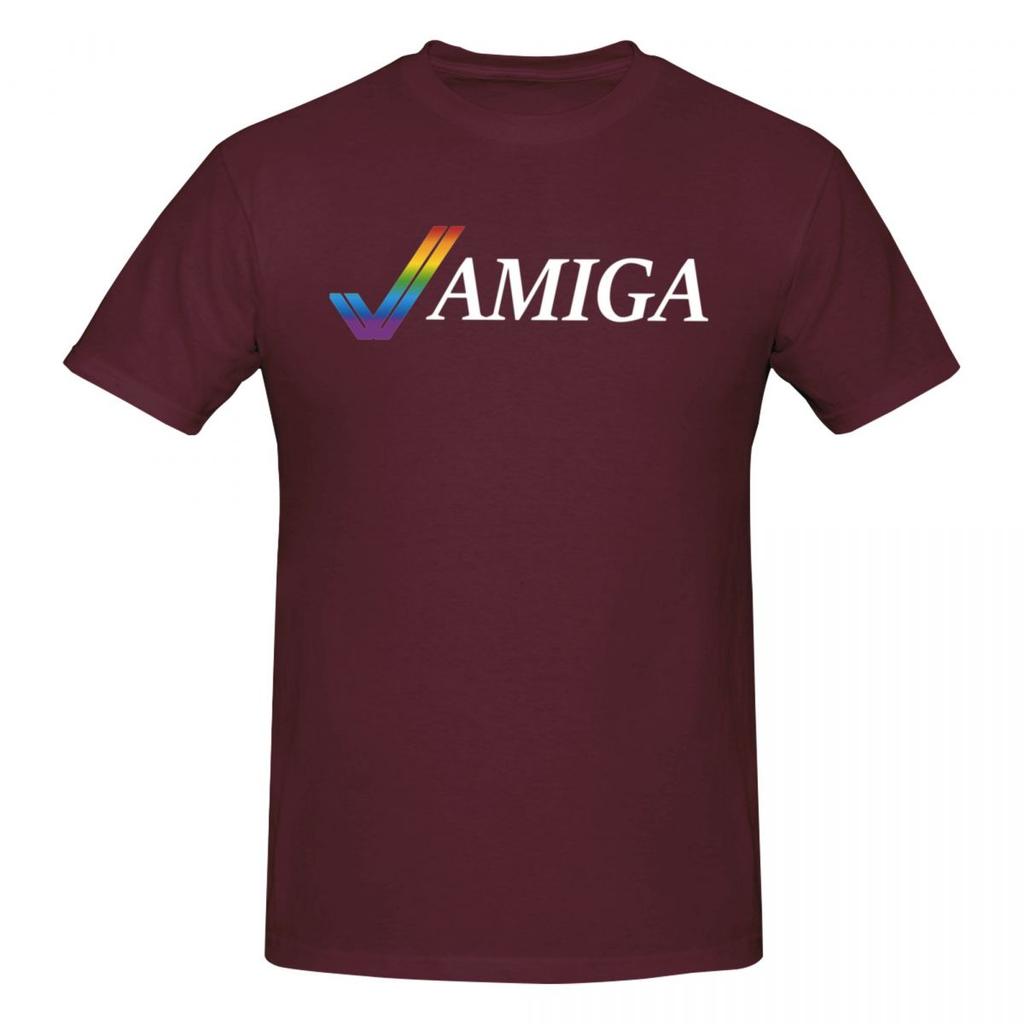 Unisex Amiga Gifts T Shirt Streetwear Oversized Cotton Crewneck Sleeve Tshirt Unisex