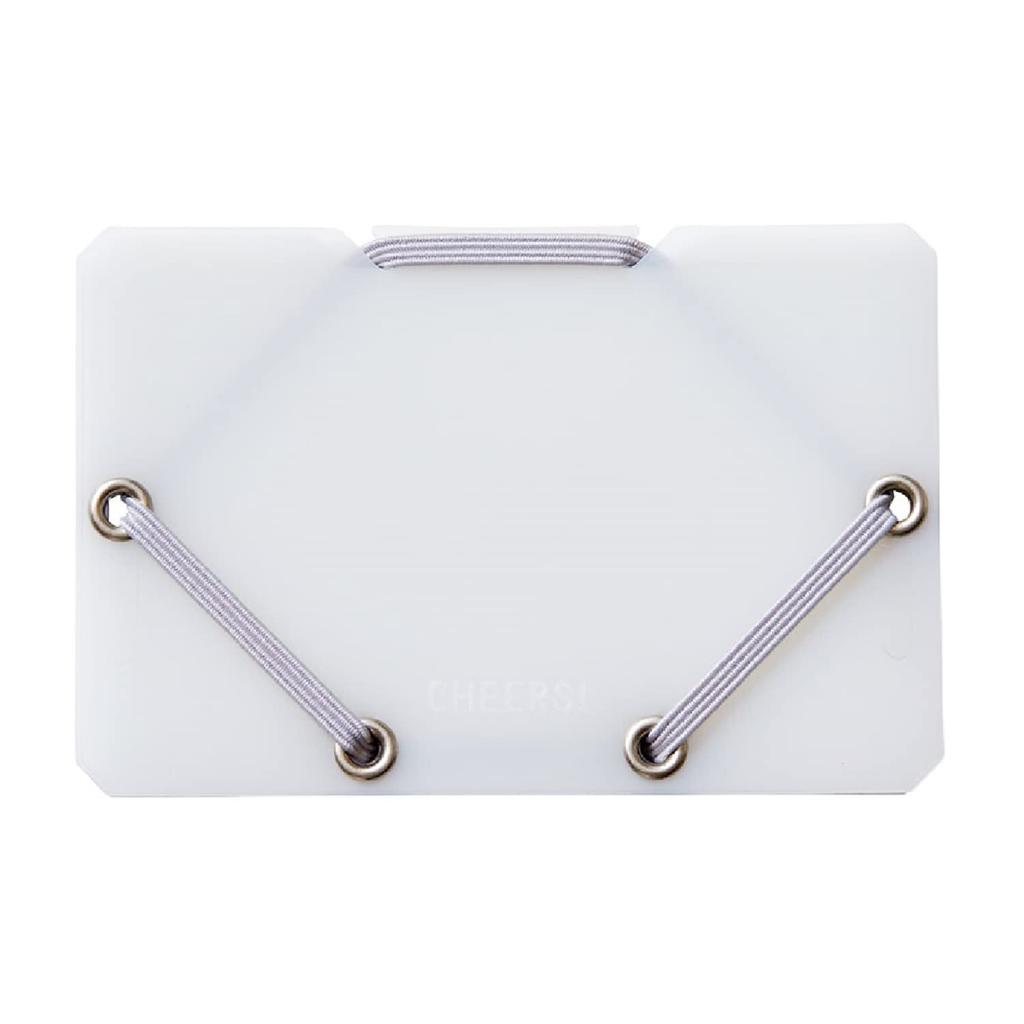 King Jim Card Milky Business Card Holds 60 CH2512T Holder, Cheers, White, Size, Cards,