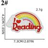 1set Embroidery Patches Colorful Cute Cartoon Iron-On Decals Assorted Decorative Embroidery Sewing Patches Clothing Hats Jeans DIY Accessories (Logo)