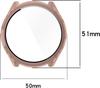 Custodia Protettiva Completa per Smartwatch Garmin Forerunner 965 Guscio 2in1 + Pellicola in Vetro Temperato per Cover Garmin Forerunner 965