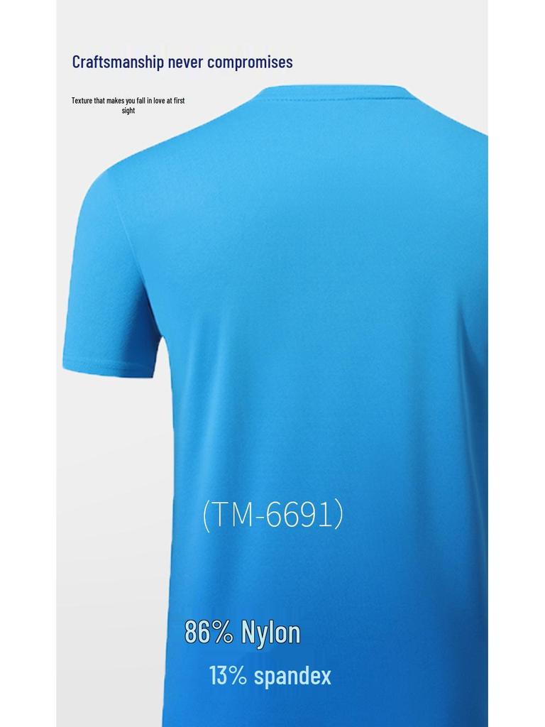 Custom Logo Quick-Dry Summer T-Shirt for Promotions and Workwear