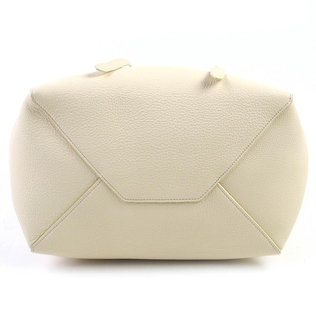 Excellent CELINE Tote Bag Kava Phantom Small cream Soft grain calf Leather 18902 Used