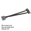 Power 2 15Pin Male Power Cable Professional Stable Supply 1 to to 2 15Pin