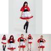Enchanting Cosplay Christmas Princess Dress Little Red Riding Hood For Adults