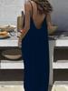 New Women's Strapless Backless Loose Long Sleeve Home Wear Dress
