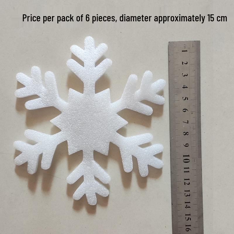 Christmas Snowflake String Set: Festive Decorations with Snowflake Pieces