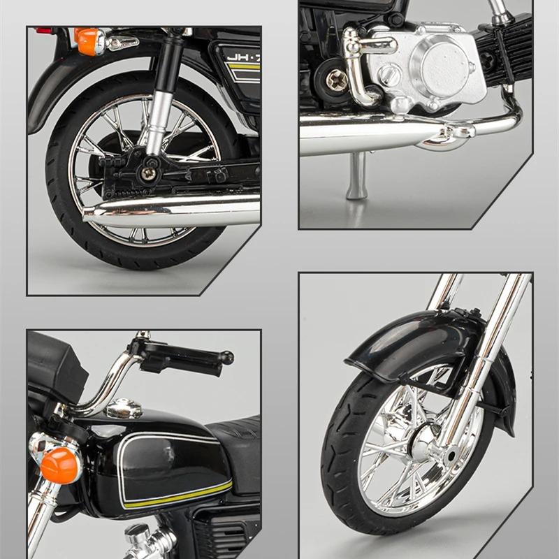 1:10 Jialing Jh-70 Legierung Klassisches Rennmotorrad Diecasts Simulation Metall Straßen-Sportmotorrad Modell Kinder Spielzeug Geschenk