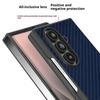 For Samsung Galaxy Z Fold7 5G Case Carbon Fiber Texture PU + PC Phone Cover