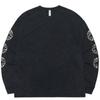 NOMANUAL Long Sleeve Tee   Washed Black