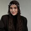 Thin Musulman Hijab Scarf Solid Color Africa Headband Simple Muslim Wraps Shawl Women