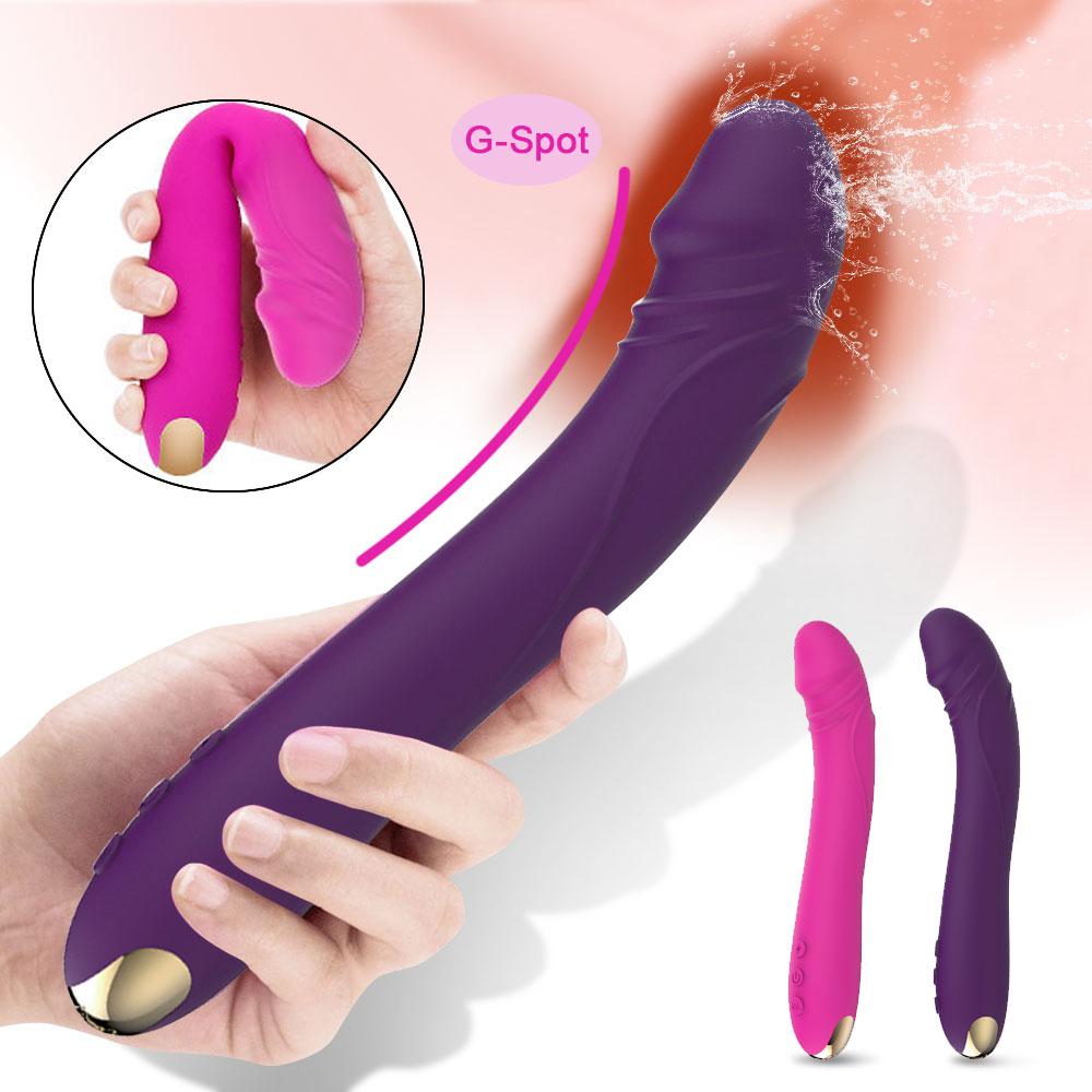 10 Mode Dildo Vibrator for Women G Spot Vagina Massager Clitoris Stimulator Silicone Female Masturbator Sex Toys for Woman