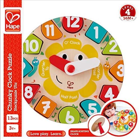 Hape Clock Puzzle E1622A