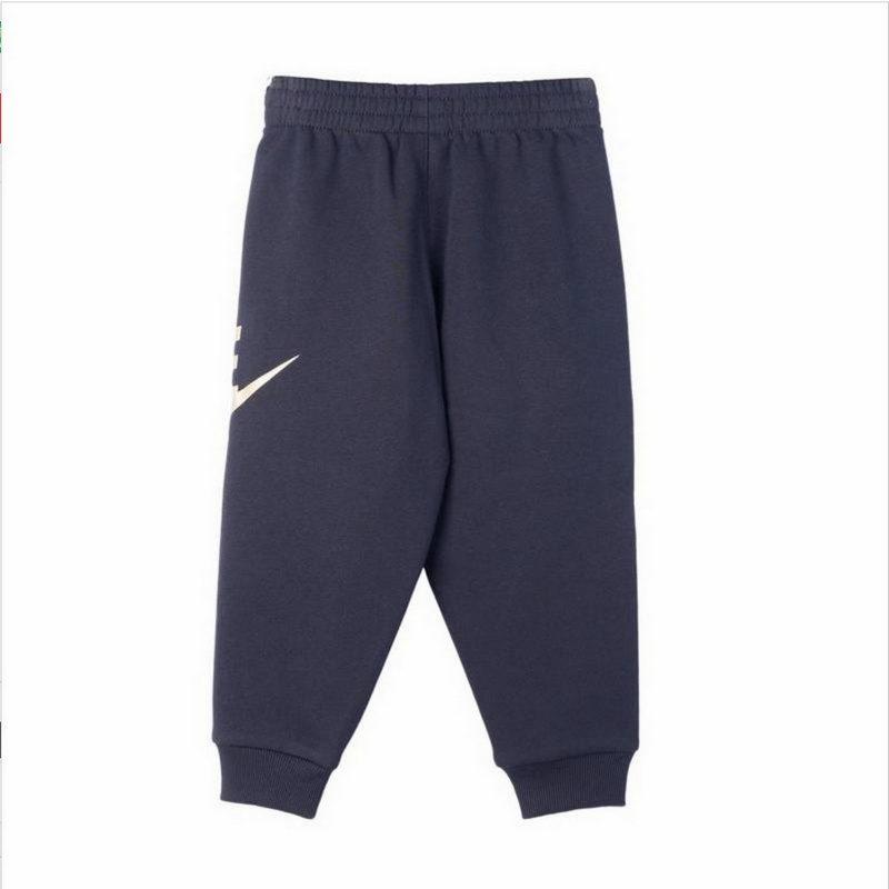 Nike Knitted Sweatpants Fleece Lined Comfortable Lightweight Casual Navy Blue Children Aged 3 7 Years Old FV3301-011