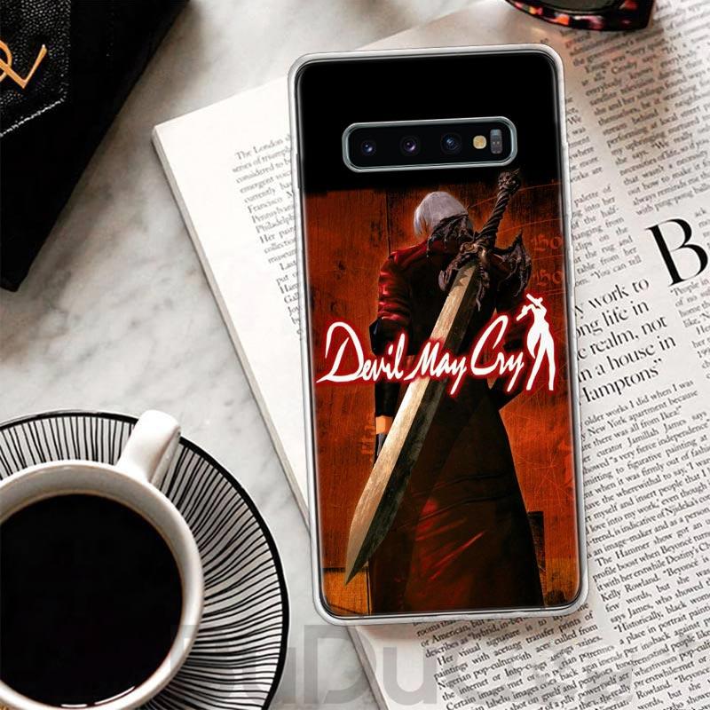Game D-Devil May Cry 5 Cover For Samsung Galaxy S8 S9 Plus S10 Lite Note 8 9 10 Pro 20 Ultra S7 Edge M11 M21 M32 M51 Print Coque