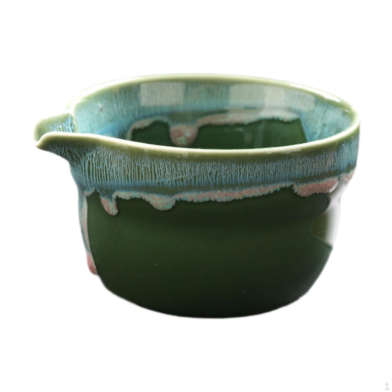 

Керамическая чаван для приготовления матча, идеально подходит для домашнего использования зелёный