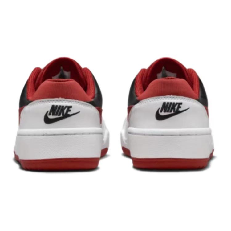 Nike Full Force Low GS Mystic Red Barnesko Hvite Svarte Team-Oransje FV5929-100