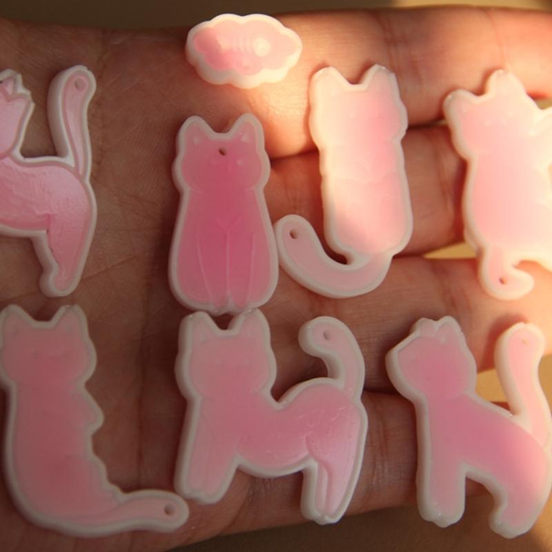 Elastic Cats Letter Silicone Casting Mold Silicone Texture Suitable for Handmade Jewelry Supplies and Gift Making