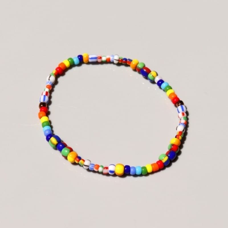 BONBEAU Clolor pattern mix beads band Bracelet Color pattern mix beads fashion band bracelet