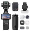 DJI Osmo Pocket 4P Vlog Combo Câmera Vlog de Lente Dupla 4K Cinematográfico