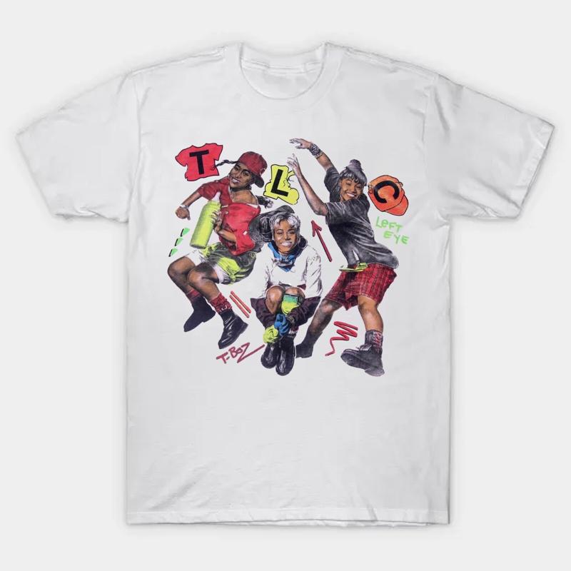 

New TLC Band All Size NLS5 194 T shirt S разноцветный