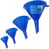 Set of Funnels with Handle 4 Pcs Universal Blue 50, 70, 95, 110
